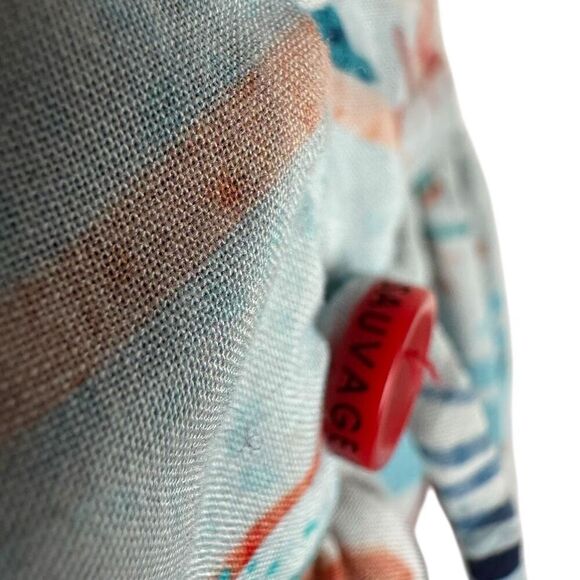 Bijou Sauvage Hakuna Moscato Brett Long Lightweight Ruffle Maxi Sun Dress size 6 - Picture 8 of 11